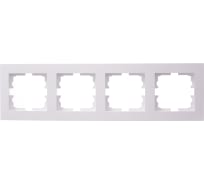 Рамка на 4 позиции Lezard Vesna - Белый