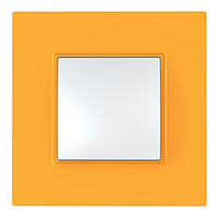 Рамка на 1 позицию "оранж" - Unica Quadro