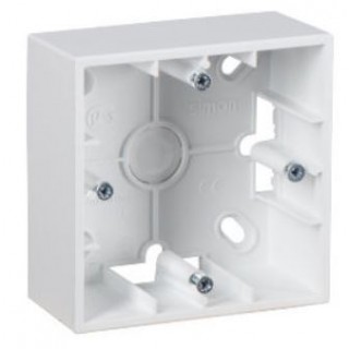 Коробка для наружного монтажа 1-ая SIMON 15 - белый Коробка для наружного монтажа 1-ая SIMON 15 - белый