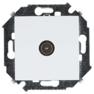 Розетка телевизионная  SIMON 15 - белый Розетка телевизионная  SIMON 15 - белый