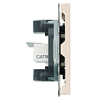 Розетка RJ-45 двойная Stekker Эмили - кашемир Розетка RJ-45 двойная Stekker Эмили - кашемир