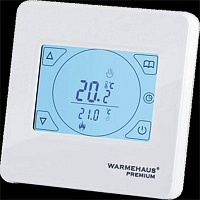 Терморегулятор WARMEHAUS TOUCHSCREEN - белый