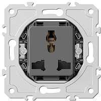 Универсальная розетка мультистандарт на винтах механизм Donel A07 S08