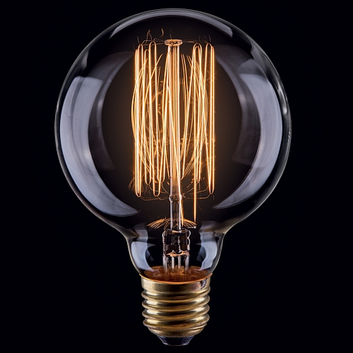 Винтажная лампа G80 60 Вт Винтажная лампа G80 60 Вт