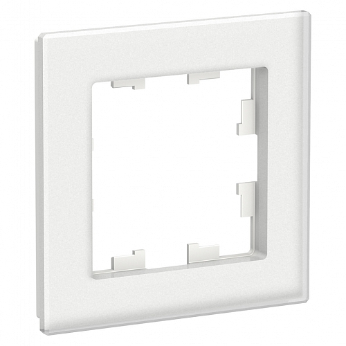 Рамка 1 пост Atlas Nature - матовый белый