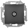 Розетка телевизионная  SIMON 15 - графит Розетка телевизионная  SIMON 15 - графит