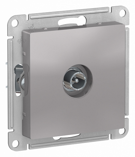 Розетка телевизионная оконечная Atlas - алюминий