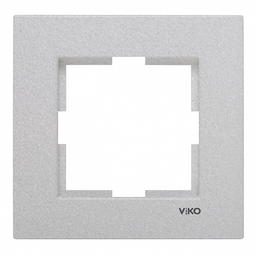 Рамка на 1 позицию Novella - серебро