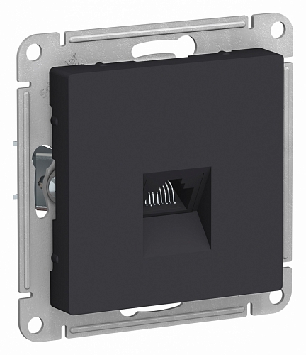 Розетка компьютерная Atlas - карбон