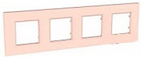 Рамка на 4 позиции "розовый жемчуг" - Unica Quadro
