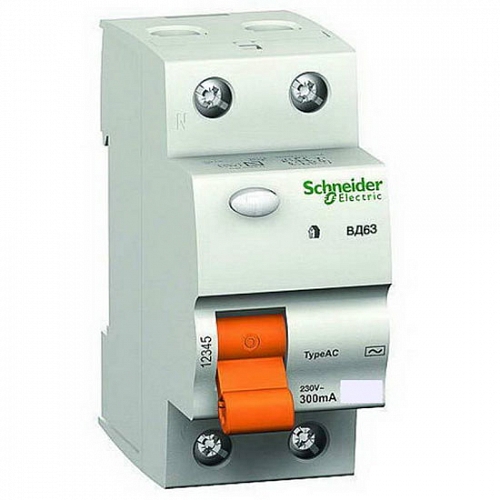 УЗО 2p16A (10мА) Shneider Домовой