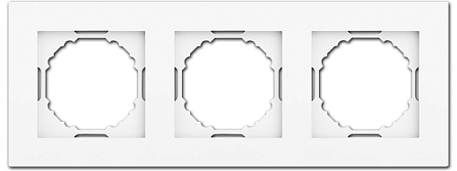 A07 Donel - Рамка 3-я цвет глянцевый белый