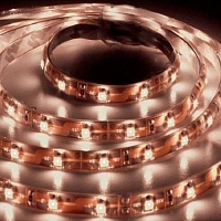 Влагозащищённая лента LED Feron 3528 4,8Вт/м - тёплый белый