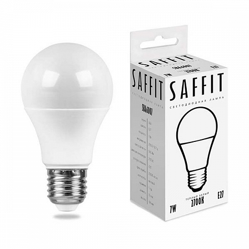 LED Лампочка Saffit E-27 Шар 10Вт 4000К