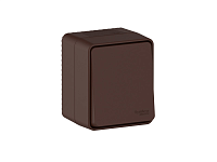 AtlasDesign Profi54 1-клавишный ВЫКЛЮЧАТЕЛЬ 10 АХ - Коричневый