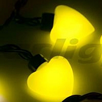 Гирлянда сердце Yellow