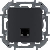 Информационная розетка RJ45 Inspiria -  антрацит