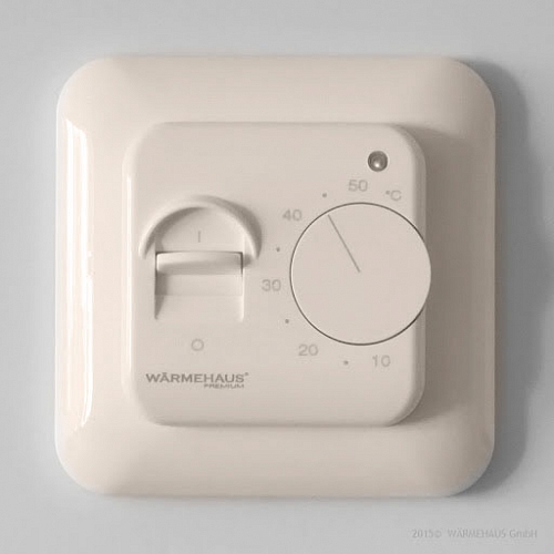 Терморегулятор Warmehaus WH100 - слоновая кость