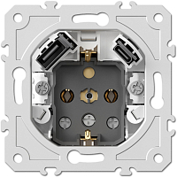 Розетка с зарядным устройством USB A+C 5V 3A 20W механизм Donel A07 S08