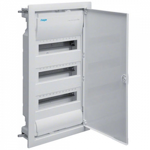 Щит Hager Volta на 48 модулей скрытой установки металл VH48NE Щит Hager Volta на 48 модулей скрытой установки металл VH48NE