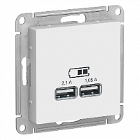Розетка USB Atlas - белый