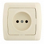 Розетка без заземления Carmen - кремовый Розетка без заземления Carmen - кремовый