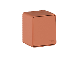 AtlasDesign Profi54 1-клавишный ВЫКЛЮЧАТЕЛЬ 10 АХ - Терракотовый