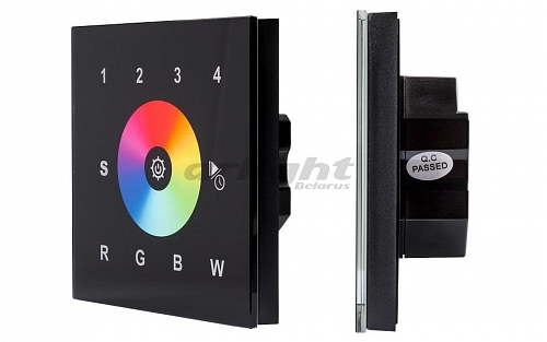 Панель Sens Black (RGBW, 4 зоны)