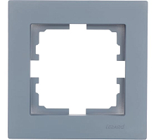Рамка на 1 позицию Lezard Vesna - Графит