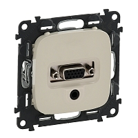 Розетка для аудио/видео устройств Valena Allure - слоновая кость