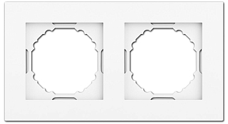 A07 Donel - Рамка 2-я цвет глянцевый белый