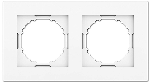 A07 Donel - Рамка 2-я цвет глянцевый белый