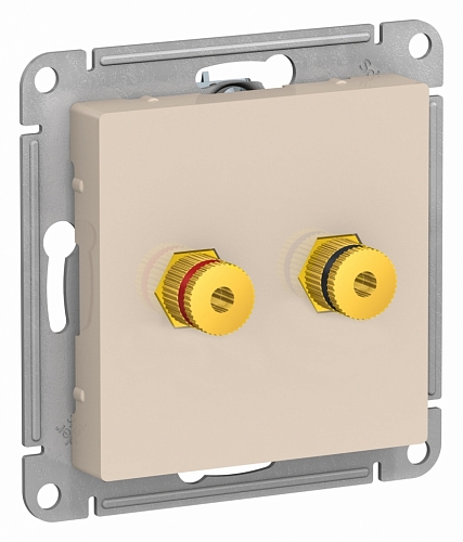 Розетка аудио Atlas - бежевый