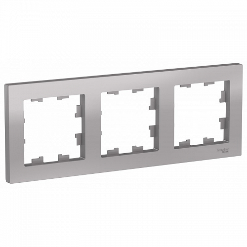 Рамка 3-ая Atlas - алюминий