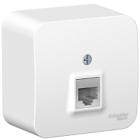 Розетка телефонная Blanca Белый