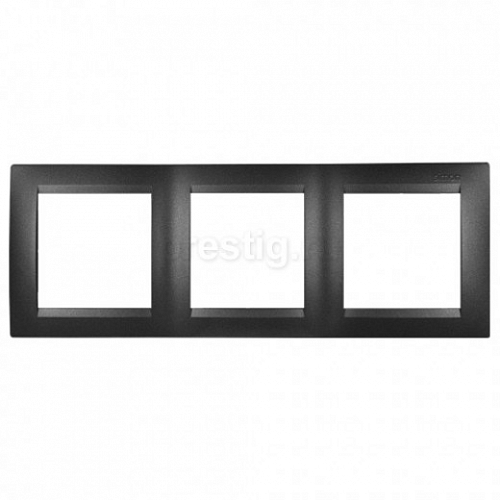 Рамка на 3-ая SIMON 15 - графит