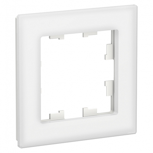 Рамка 1 пост Atlas Nature - белое стекло