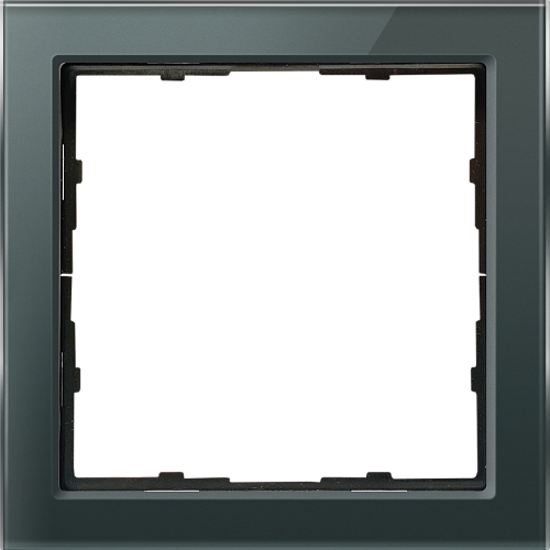 Рамка 1-я R98 Glass - стекло изумруд