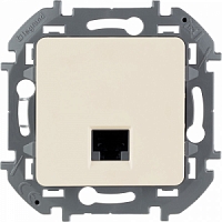 Информационная розетка RJ45  Inspiria - слоновая кость