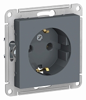 Розетка с заземлением Atlas - грифель