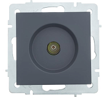 Розетка TV оконечная Lezard Vesna - графит