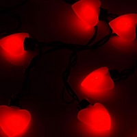 Гирлянда сердце Red