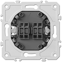 Выключатель 2-клавишный В2 с 3-х мест перекрестный механизм Donel A07 S08