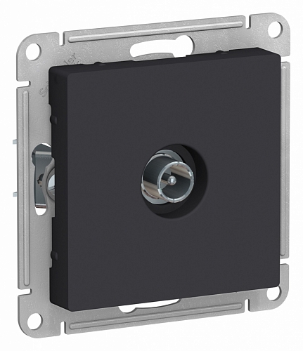 Розетка телевизионная оконечная Atlas - карбон