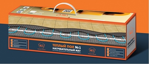 Мат 2ж (12м2), "Тёплый пол №1" 1800Вт
