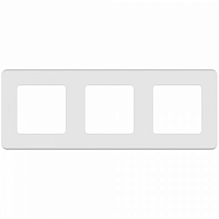 Рамка универсальная на 3 поста Inspiria - белый