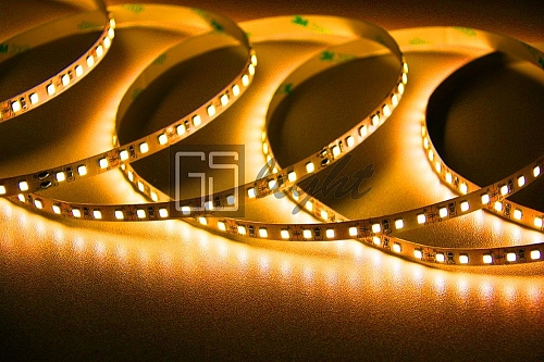 Лента GS LED 2835 15Вт/м - теплый белый