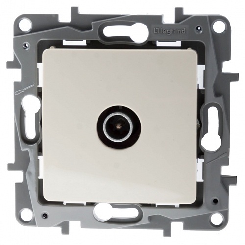  Розетка для подключения телевизора Etika - слоновая кость