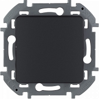 Переключатель одноклавишный IP44 Inspiria - антрацит