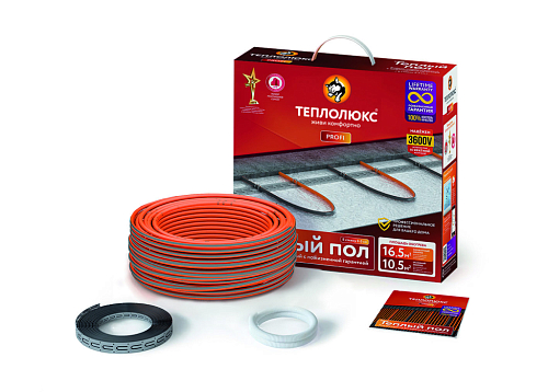 Кабель нагревательный 79м 8-9,6м2 Теплолюкс ProfiRoll 1440Вт